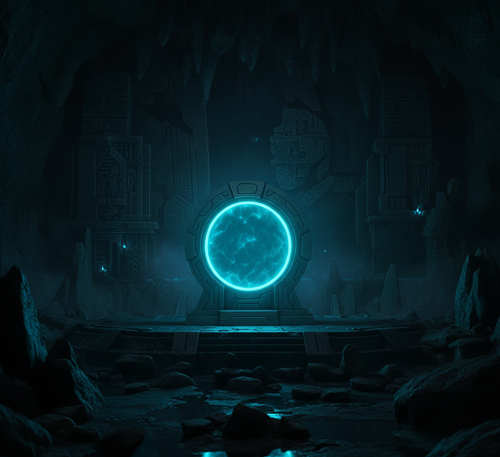 Neon Rift Portal – Procedural 3D Asset (Blender Compatible, GLB + Blend)