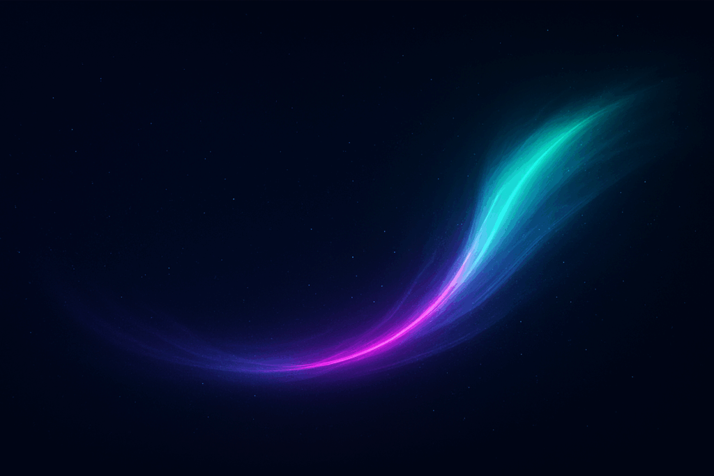 HTML/CSS/JS- Aurora Particle Hero Banner