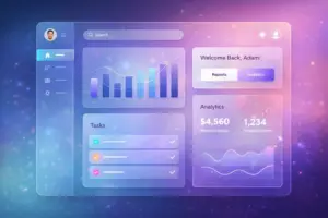 Build a Modern Glassmorphism Dashboard Using Only CSS