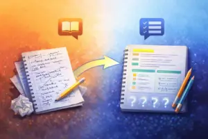 Turn Messy Notes Into an Exam-Ready Study Guide