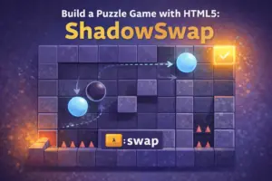 Build a ShadowSwap Puzzle Game in HTML5 (Playable & Interactive)