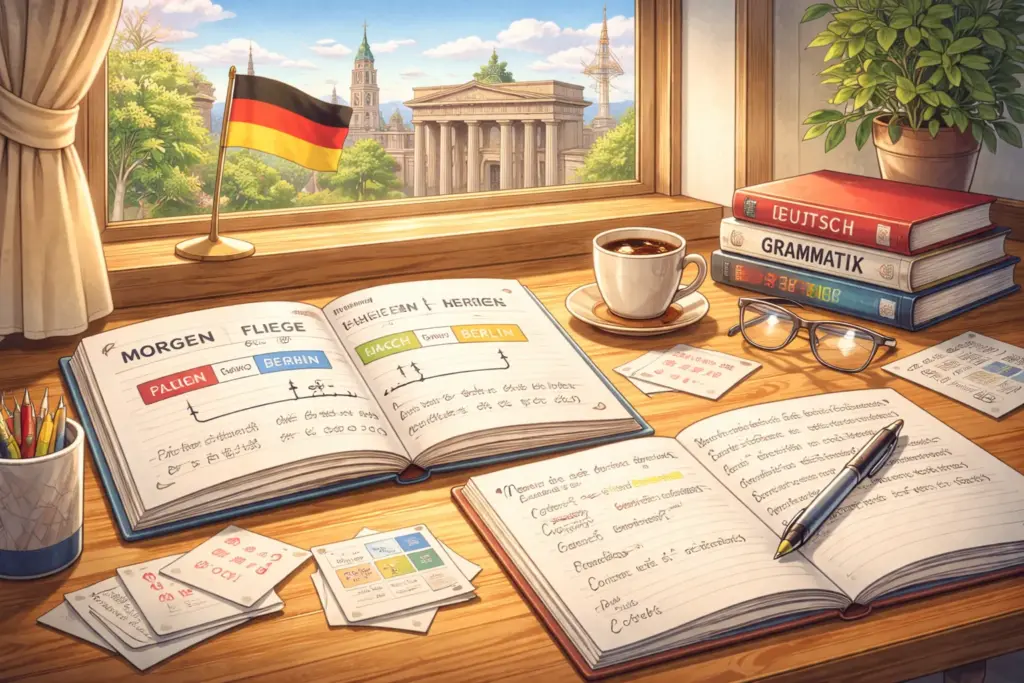 Learn German by Understanding Sentence Logic and Verb Position feature image