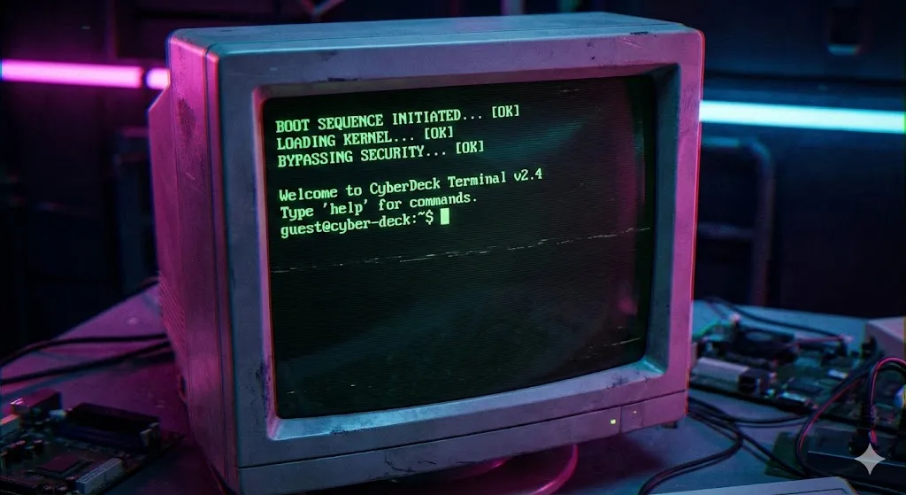 Build a Neon Cyber Terminal Portfolio That Runs Like a Real Command-Line Interface
